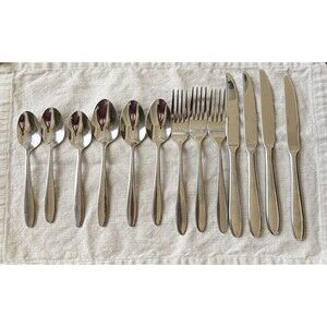 Oneida® Taylor Jennifer Luann Mooncrest Satin Stainless Flatware 13 Pieces
